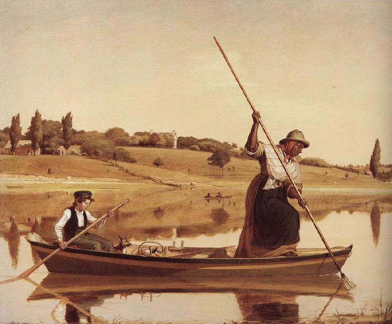 William Sidney Mount Fishing oil painting picture
